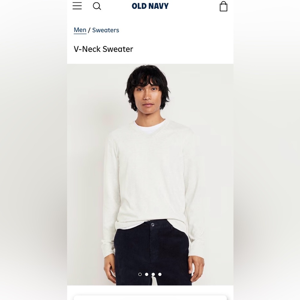 V-Neck men’s sweater from Old Navy